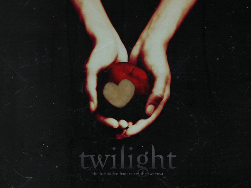 Hands Holding Apple — Black, Dramatic