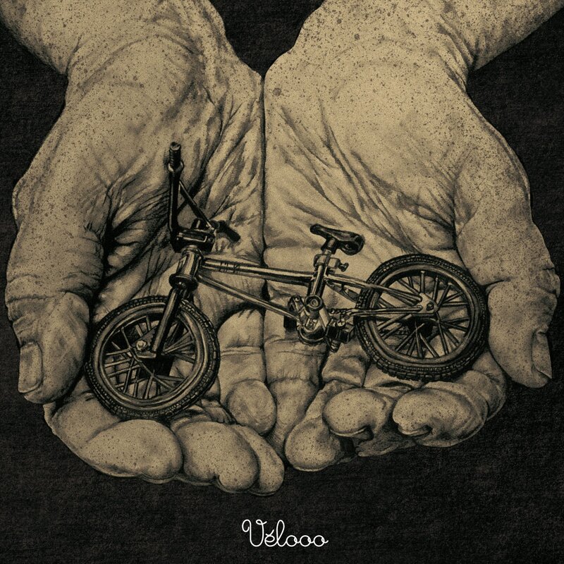Hands Holding Bicycle