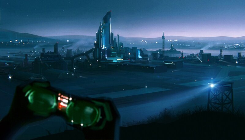 Hands Holding Binoculars