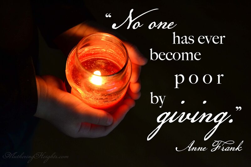 Hands Holding Candle — Black, Reflective