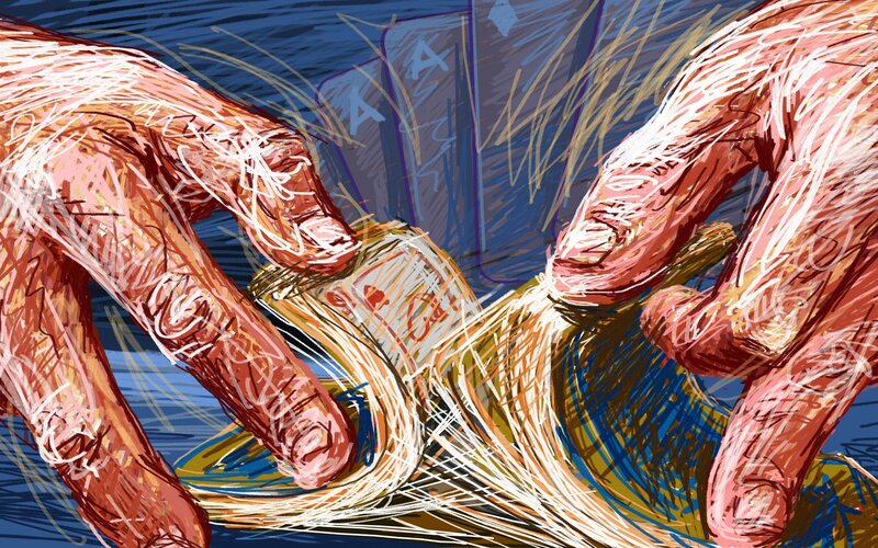 Hands Holding Cards