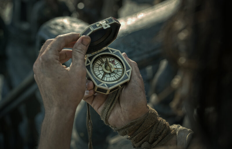 Hands Holding Compass