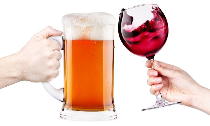 Hands Holding Drinks