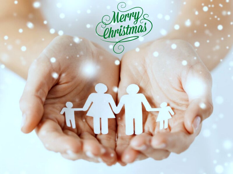 Hands Holding Family Cutout