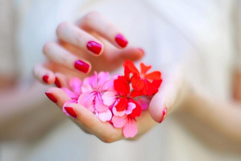 Hands Holding Flowers