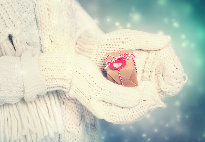 Hands Holding Gift