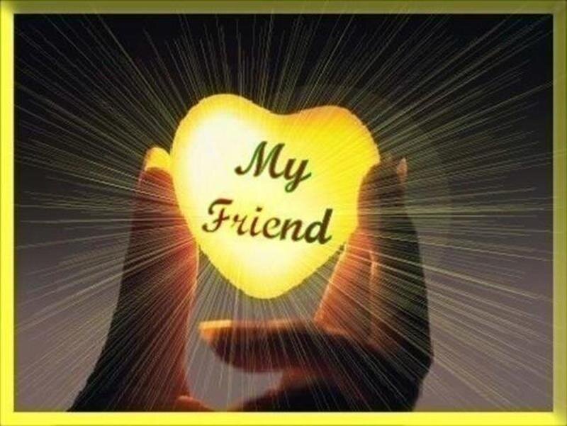 Hands Holding Glowing Heart — Yellow