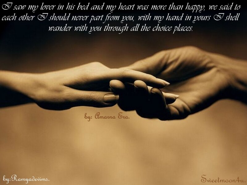 hands holding in love