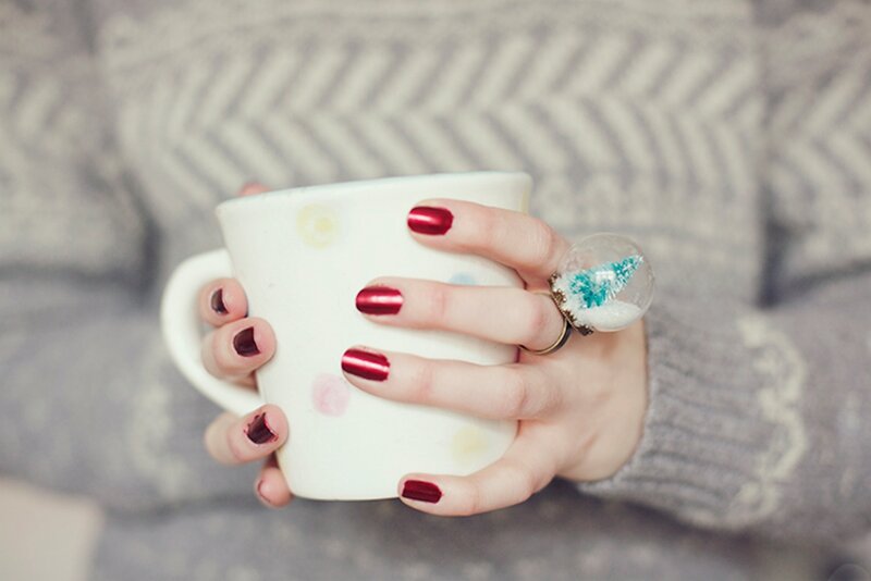Hands Holding Mug