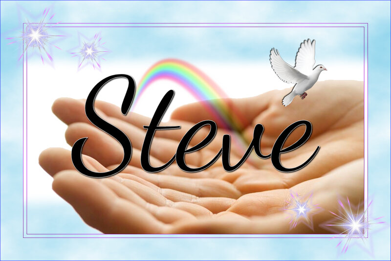 Hands Holding Name Steve