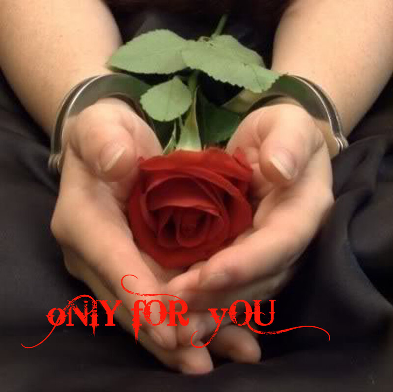 Hands Holding Rose — Red