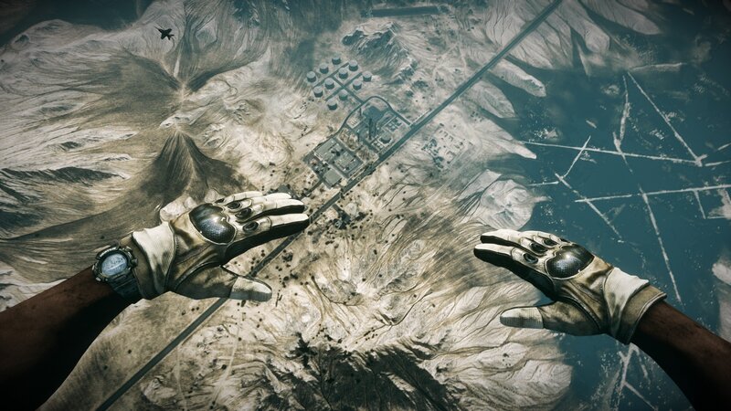 Hands in Gloves from Above