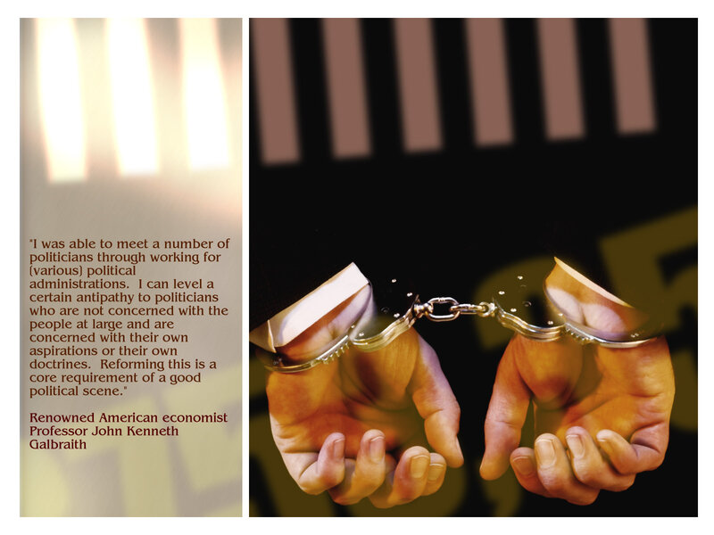 Hands in Handcuffs — Black, Dramatic