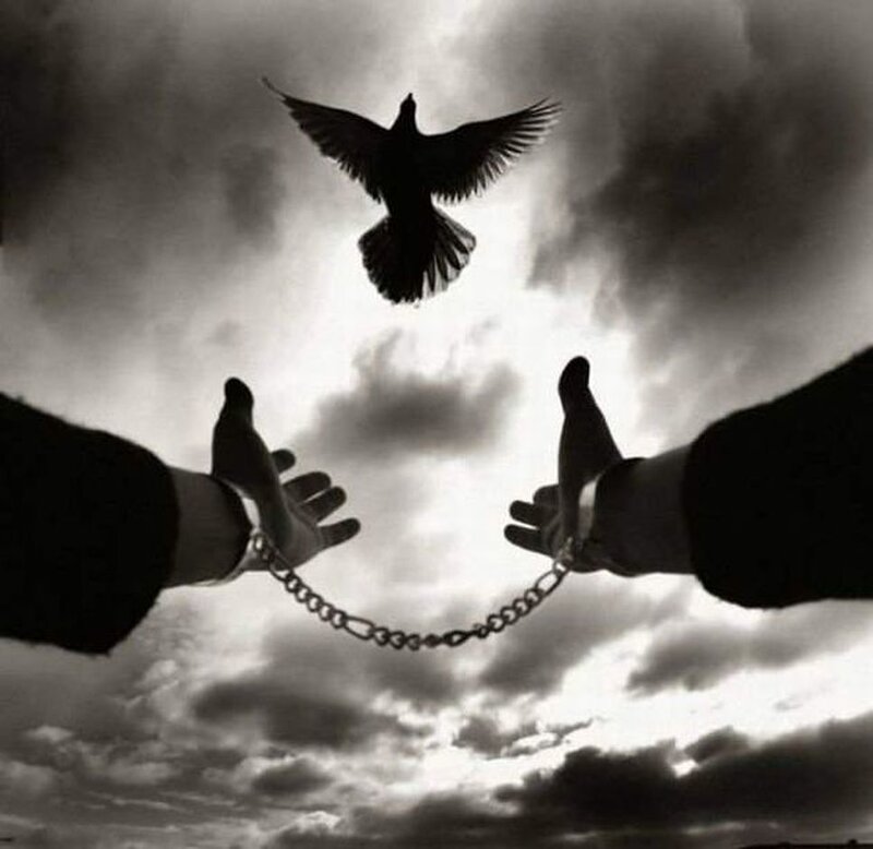 Hands in Handcuffs — Black