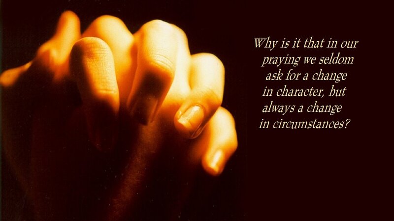 Hands in Prayer — Black