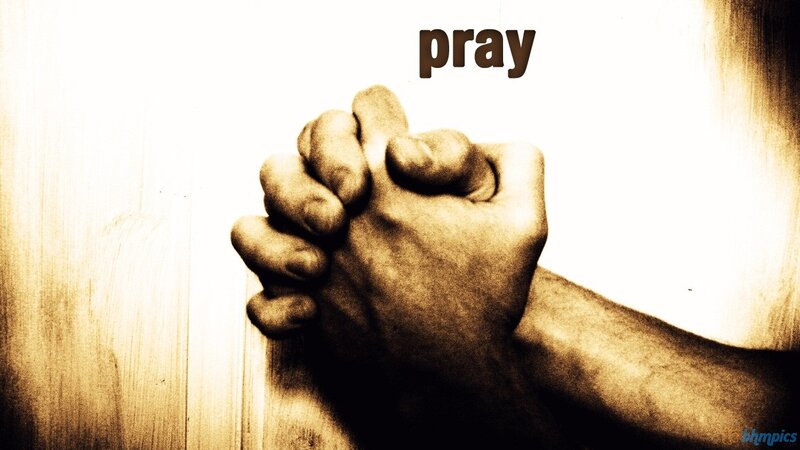 Hands in Prayer Position — Brown