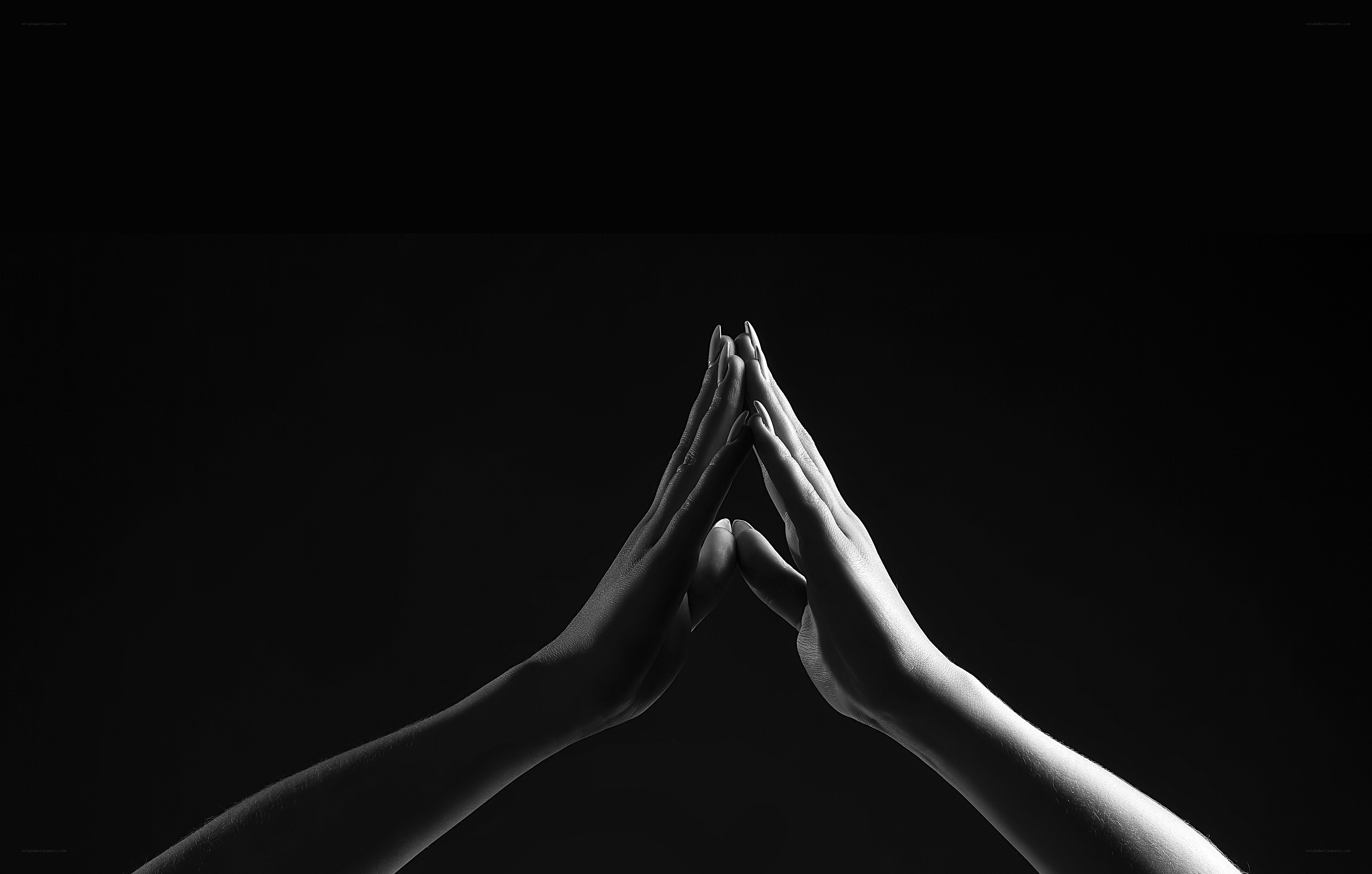 hands in prayer position