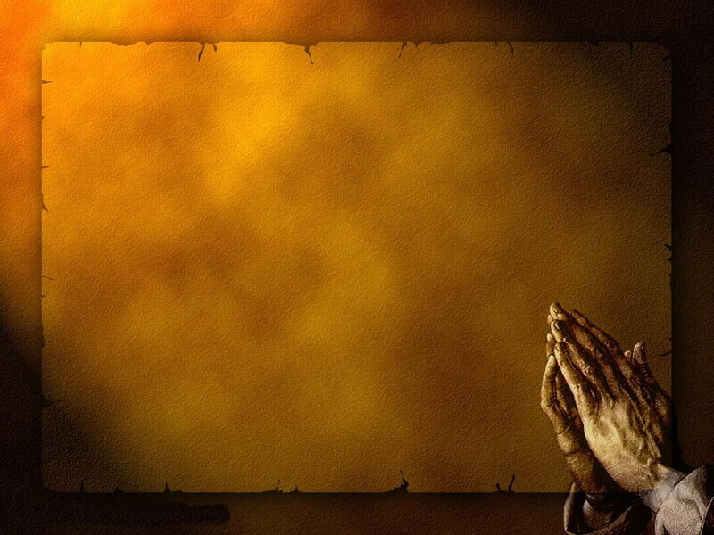 Hands in Prayer — Yellow