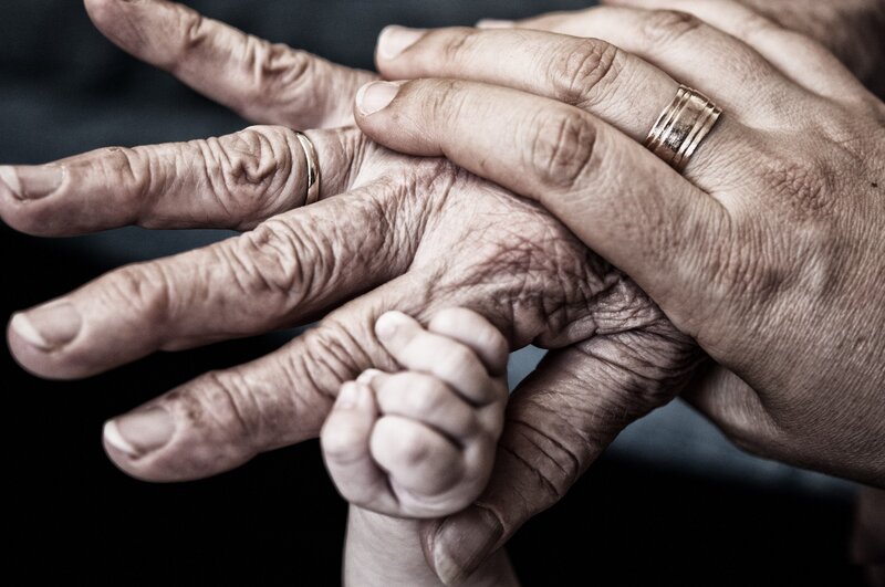 Hands of Different Ages