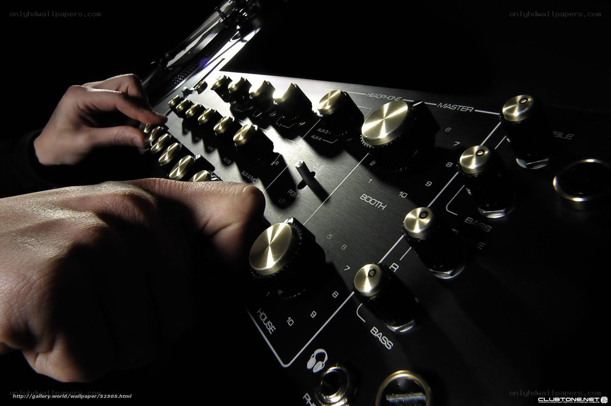 hands on audio mixer