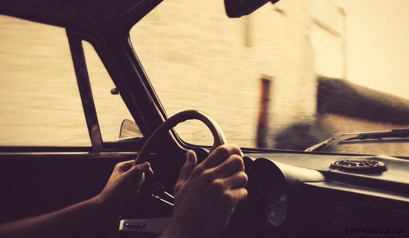 Hands on Steering Wheel — Brown, Motion