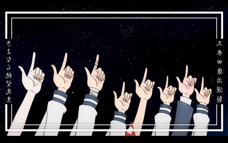 hands pointing to stars