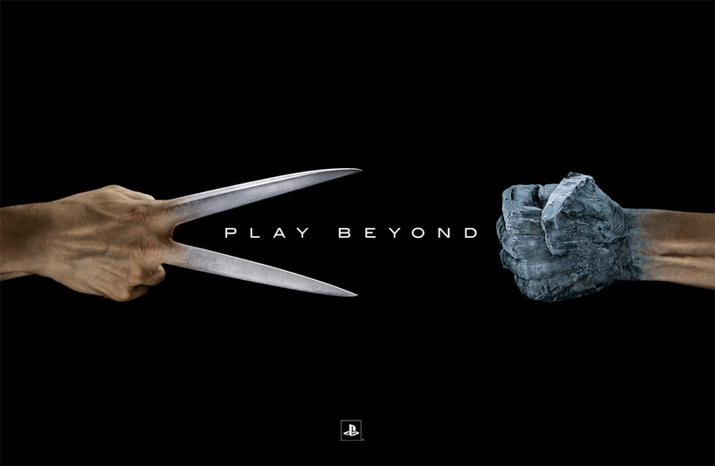 Hands with Claws and Fist