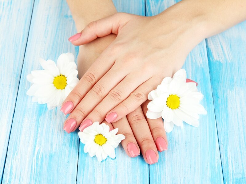 Hands with Daisies