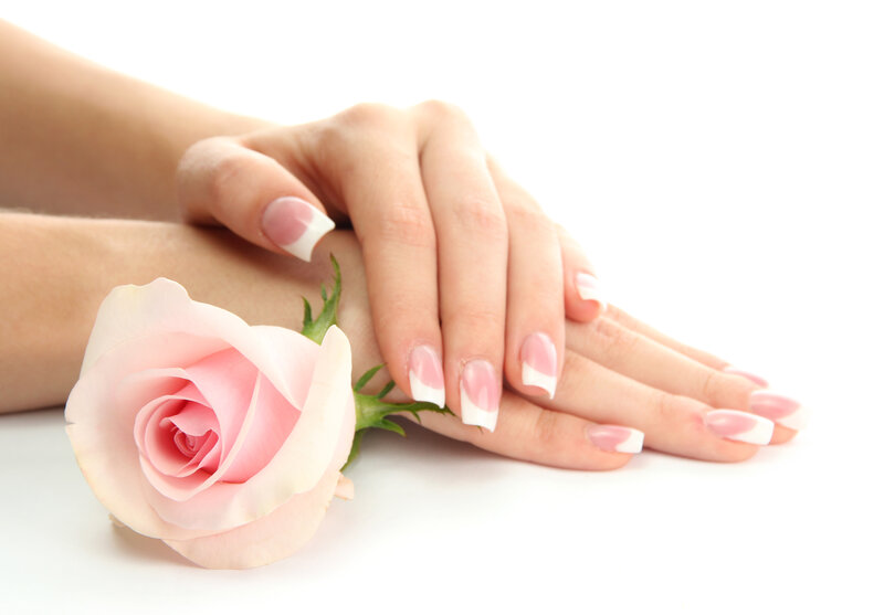 Hands with Manicure — Pink