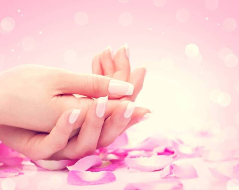 Hands with Manicured Nails — Pink, Serene