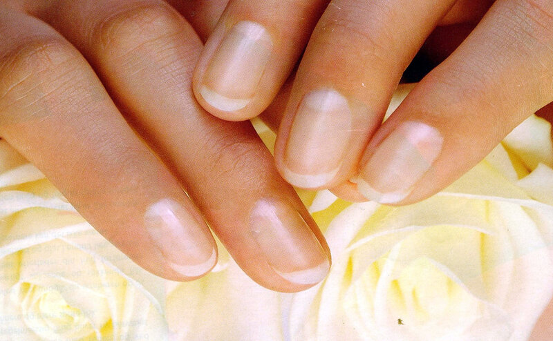 hands with manicured nails