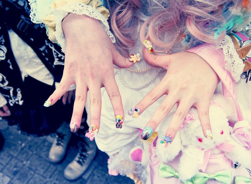Hands with Nail Art