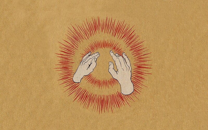 Hands with Red Aura — Brown