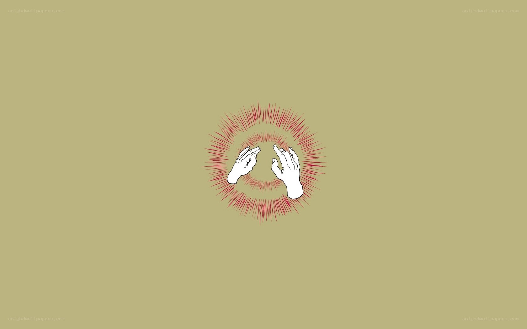 hands with red aura
