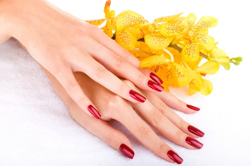 Hands with Red Nails — Calm
