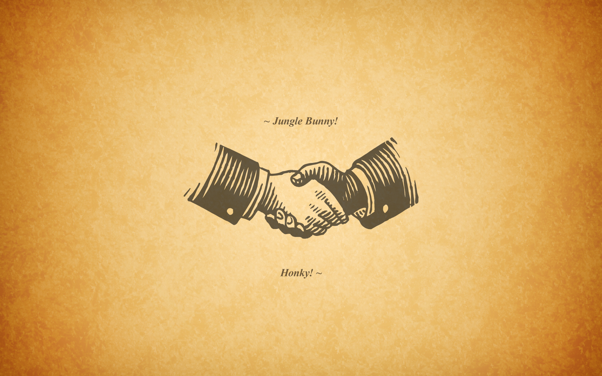 handshake illustration with text