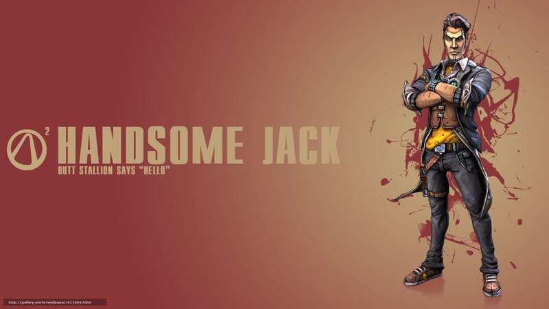 Handsome Jack character art