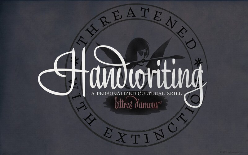 Handwriting with extinction
