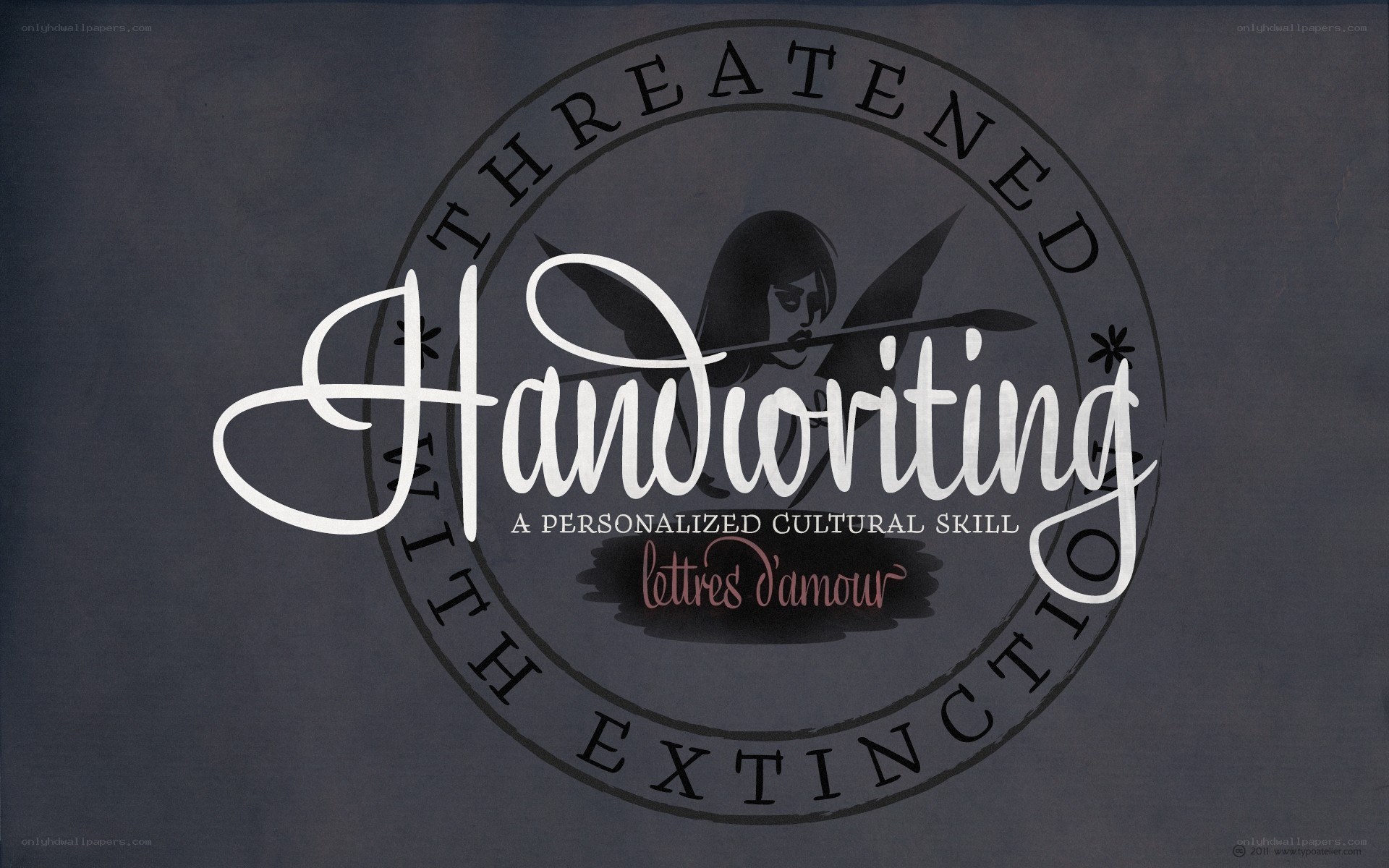 Handwriting with extinction