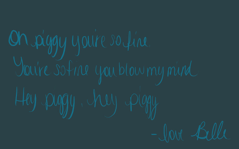 handwritten love note