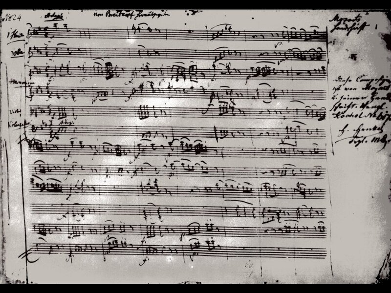 Handwritten Music Score