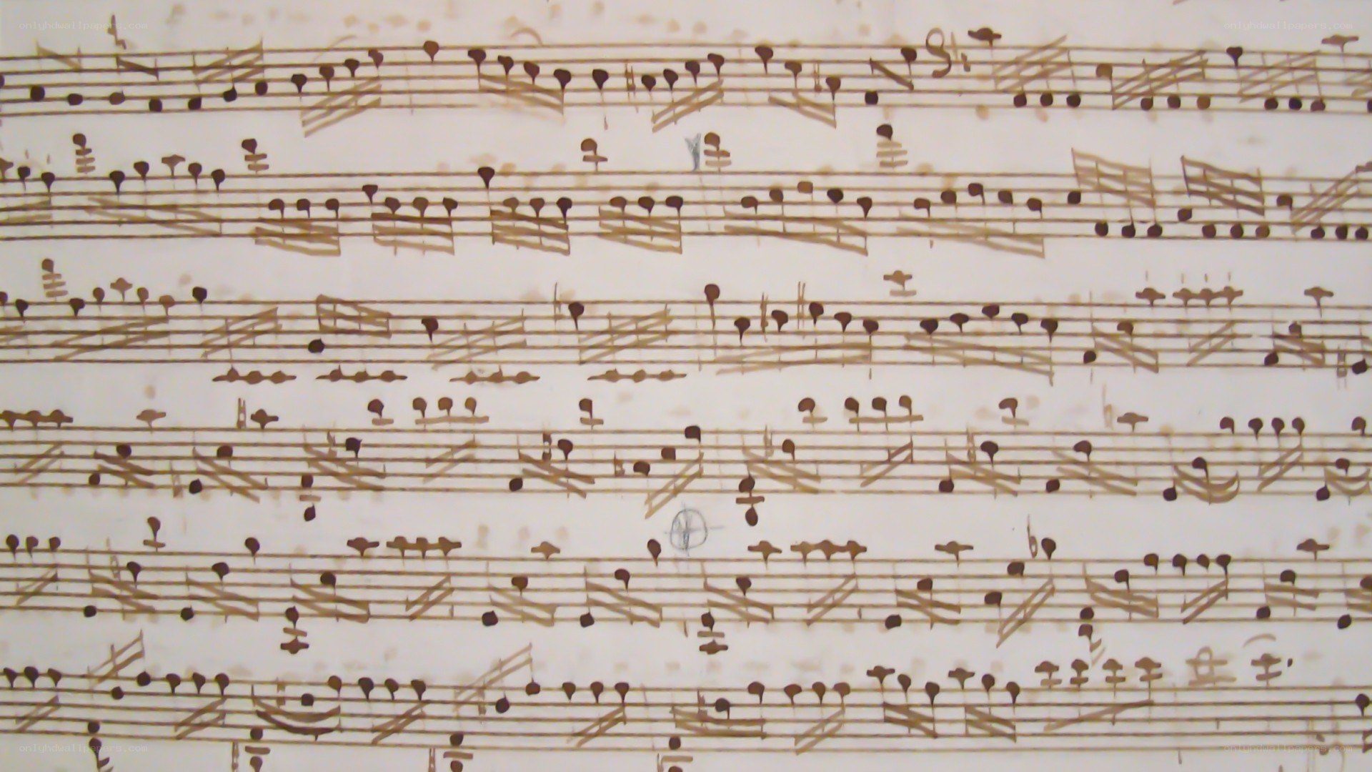 Handwritten musical score