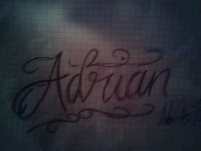 Handwritten Name on Paper