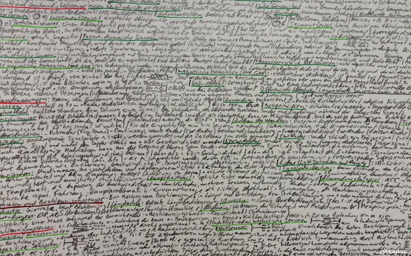 Handwritten Notes on Paper — Black, Academic