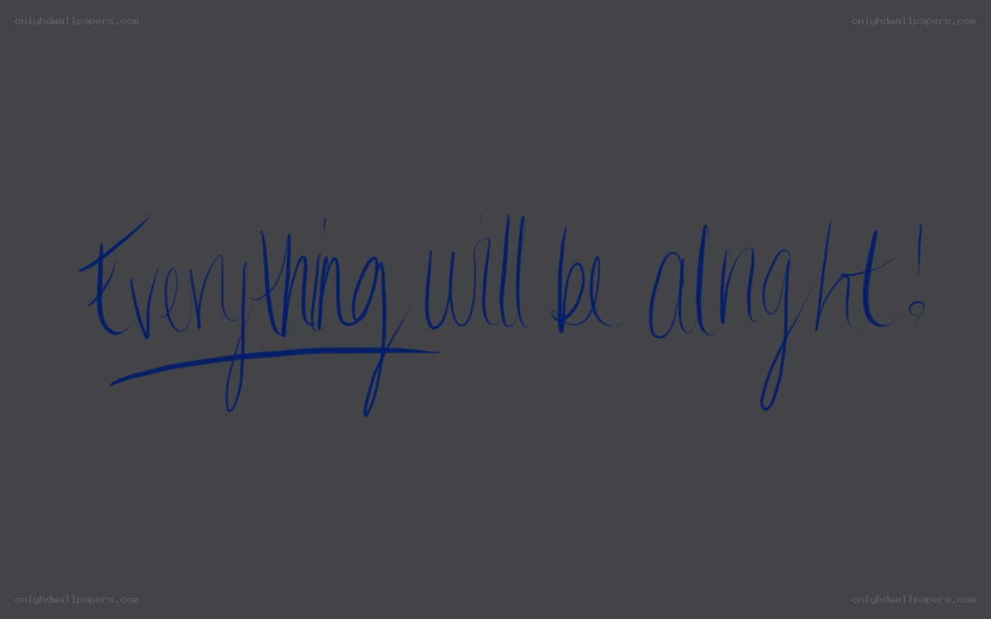 handwritten positive message