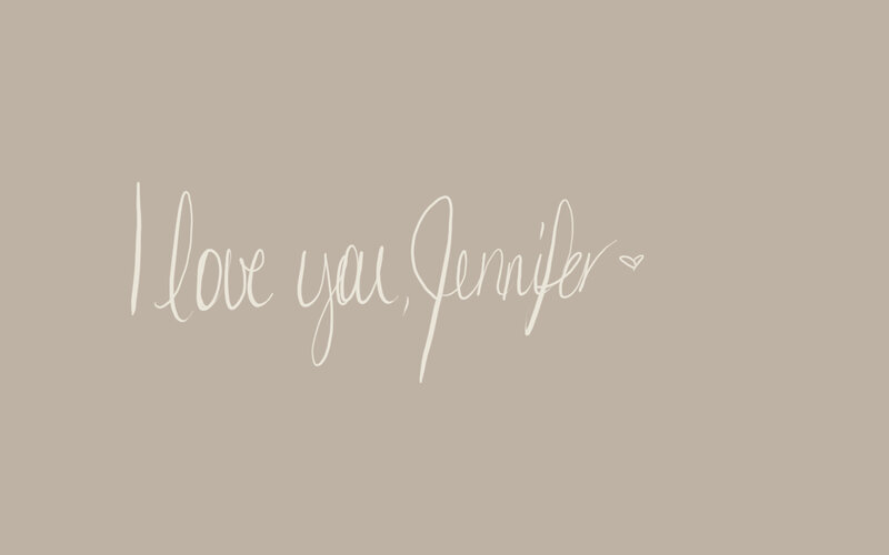 Handwritten Text — Beige