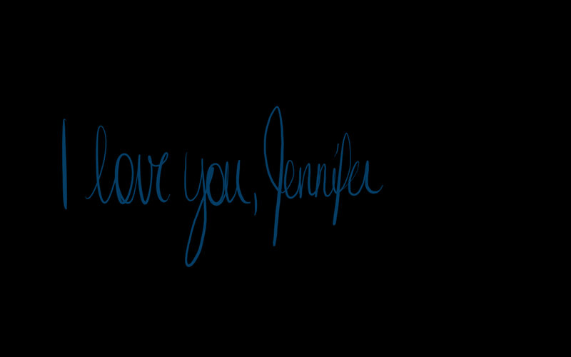 Handwritten Text — Black, Intimate