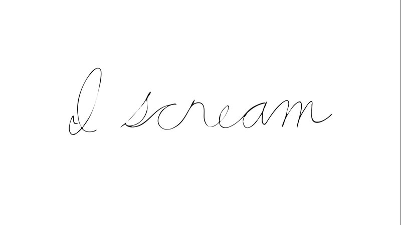 Handwritten Text — Black, Neutral