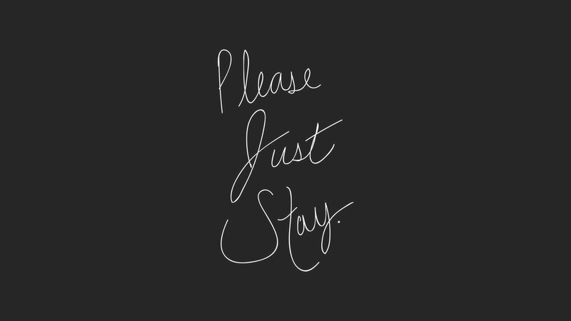 Handwritten Text on Black