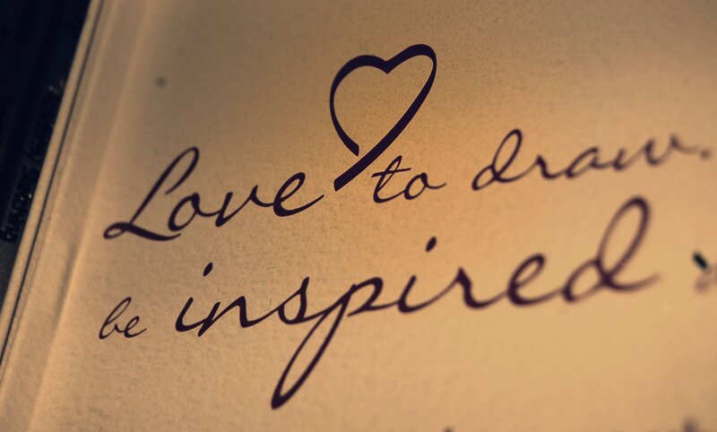 Handwritten Text on Paper — Brown